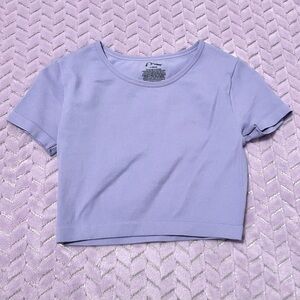 Art Class Light Purple Crop Top